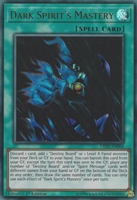 Dark Spirit's Mastery [LED5-EN004] Ultra Rare | Fandemonia Ltd