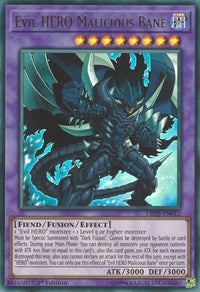 Evil HERO Malicious Bane [LED5-EN012] Ultra Rare | Fandemonia Ltd