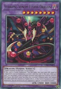 Starving Venom Fusion Dragon [LED5-EN052] Rare | Fandemonia Ltd