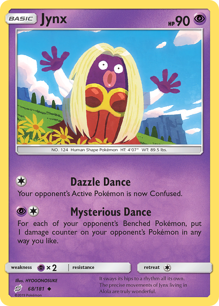 Jynx (68/181) [Sun & Moon: Team Up] | Fandemonia Ltd