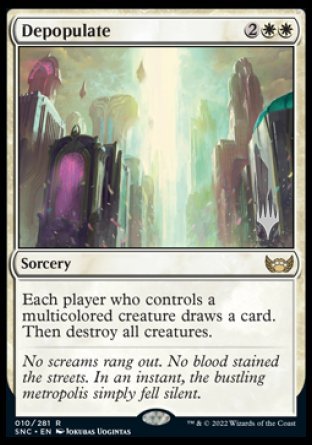 Depopulate (Promo Pack) [Streets of New Capenna Promos] | Fandemonia Ltd