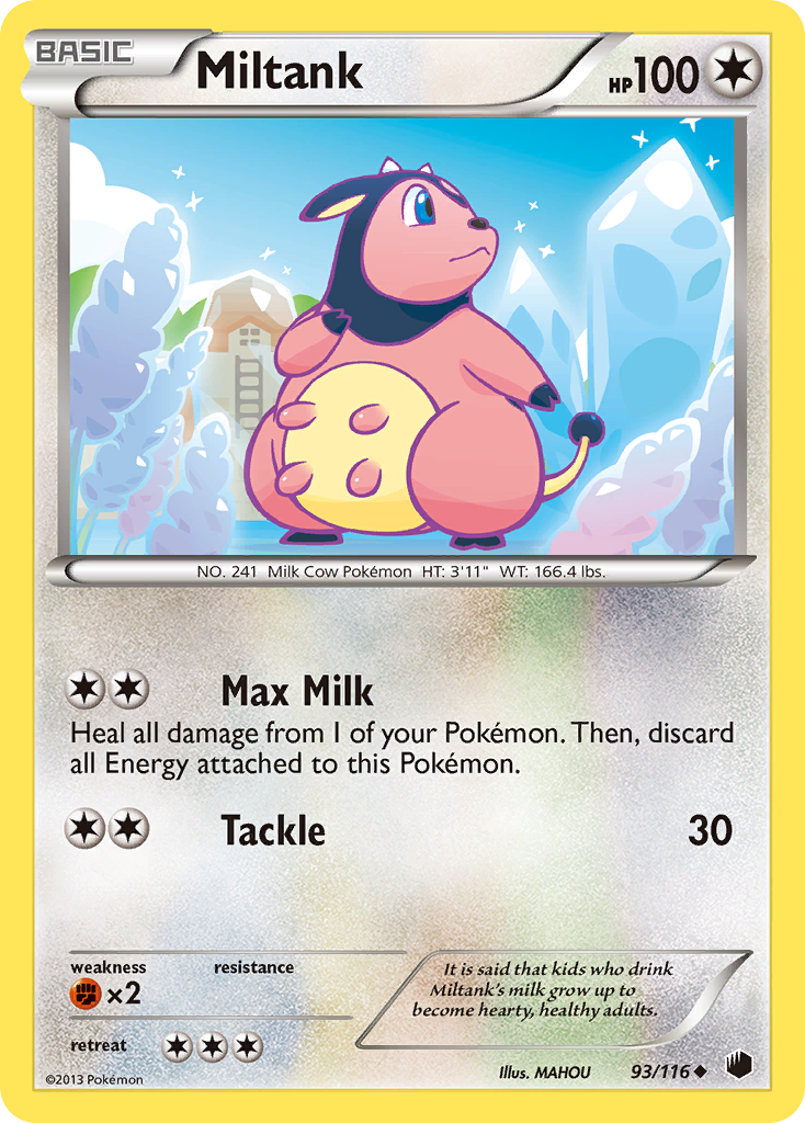 Miltank (93/116) [Black & White: Plasma Freeze] | Fandemonia Ltd