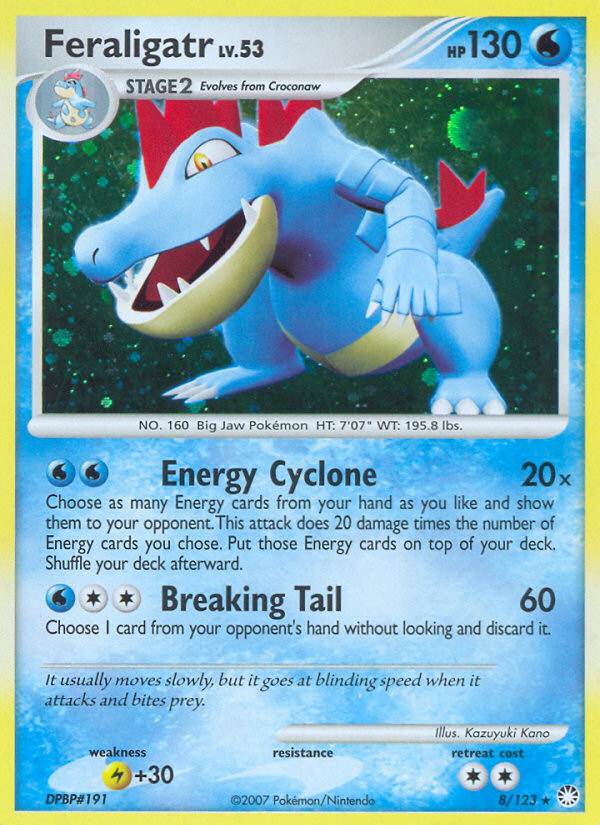 Feraligatr (8/123) [Diamond & Pearl: Mysterious Treasures] | Fandemonia Ltd