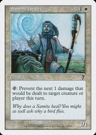 Samite Healer [Seventh Edition] | Fandemonia Ltd