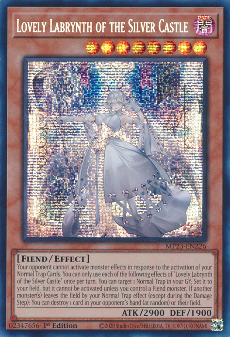 Lovely Labrynth of the Silver Castle [MP23-EN226] Prismatic Secret Rare | Fandemonia Ltd