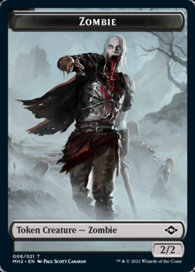 Zombie Token [Modern Horizons 2 Tokens] | Fandemonia Ltd