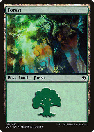 Forest (39) [Duel Decks: Zendikar vs. Eldrazi] | Fandemonia Ltd