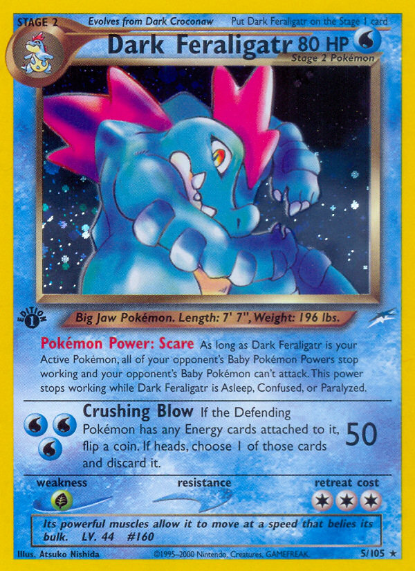 Dark Feraligatr (5/105) [Neo Destiny 1st Edition] | Fandemonia Ltd