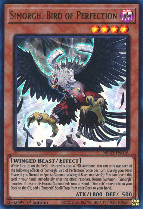 Simorgh, Bird of Perfection [MP23-EN016] Ultra Rare | Fandemonia Ltd