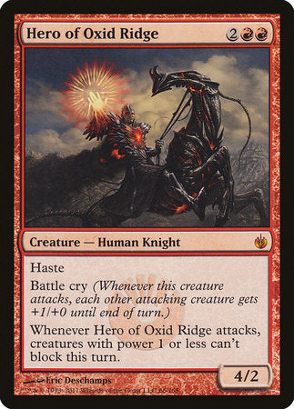 Hero of Oxid Ridge [Mirrodin Besieged] | Fandemonia Ltd