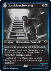 Suspicious Stowaway // Seafaring Werewolf [Innistrad: Double Feature] | Fandemonia Ltd