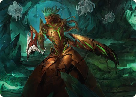 Glissa Sunslayer Art Card [Phyrexia: All Will Be One Art Series] | Fandemonia Ltd