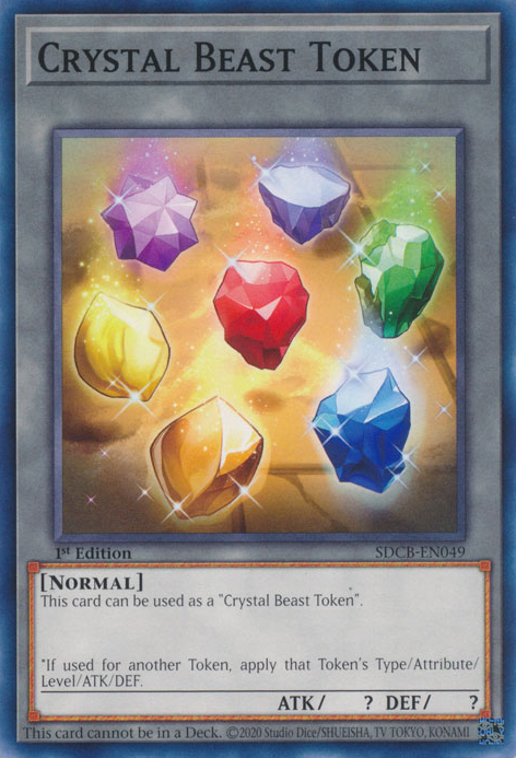 Crystal Beast Token [SDCB-EN049] Common | Fandemonia Ltd