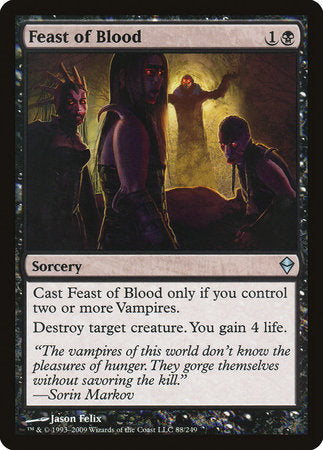 Feast of Blood [Zendikar] | Fandemonia Ltd