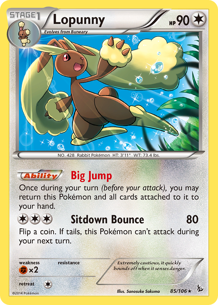 Lopunny (85/106) [XY: Flashfire] | Fandemonia Ltd