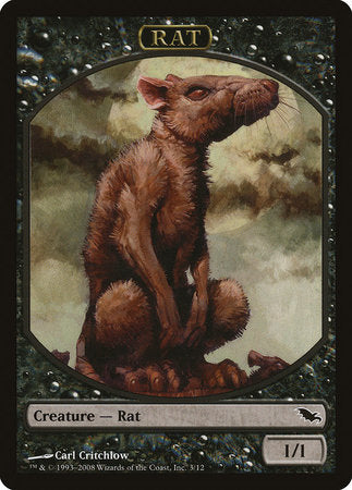 Rat Token [Shadowmoor Tokens] | Fandemonia Ltd