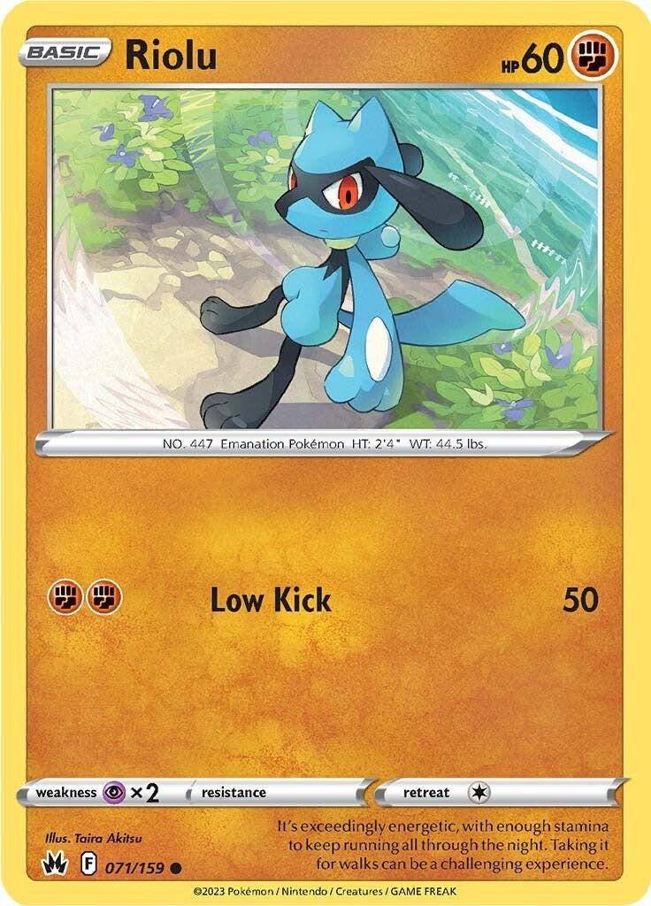 Riolu (071/159) [Sword & Shield: Crown Zenith] | Fandemonia Ltd