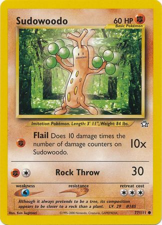 Sudowoodo (77/111) [Neo Genesis Unlimited] | Fandemonia Ltd