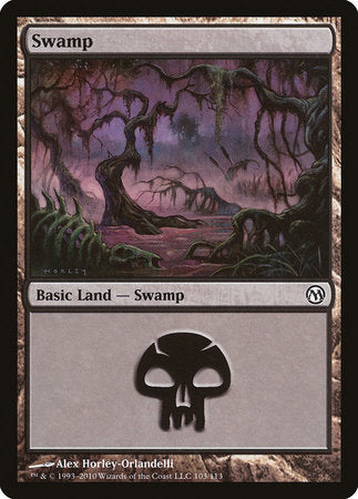 Swamp (103) [Duels of the Planeswalkers] | Fandemonia Ltd