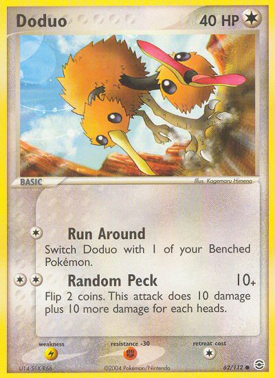 Doduo (62/112) [EX: FireRed & LeafGreen] | Fandemonia Ltd