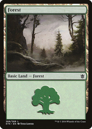 Forest (268) [Khans of Tarkir] | Fandemonia Ltd