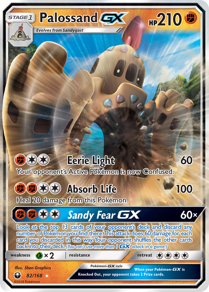 Palossand GX (82/168) [Sun & Moon: Celestial Storm] | Fandemonia Ltd