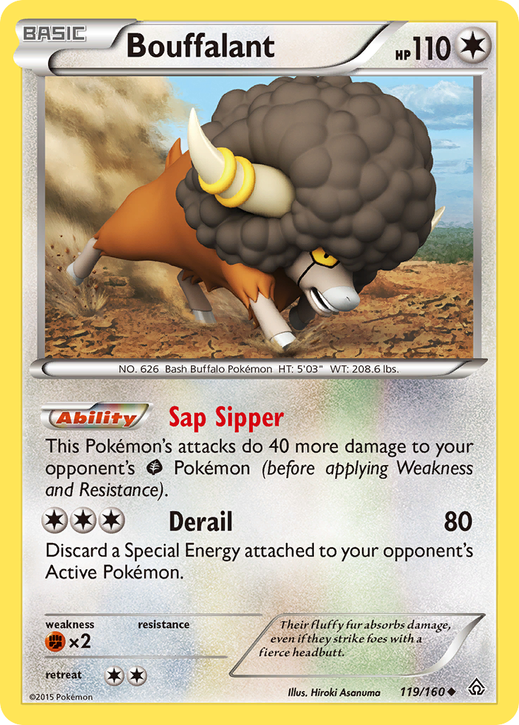 Bouffalant (119/160) [XY: Primal Clash] | Fandemonia Ltd