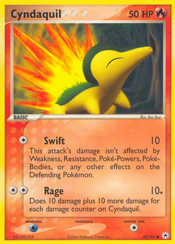 Cyndaquil (59/101) [EX: Hidden Legends] | Fandemonia Ltd