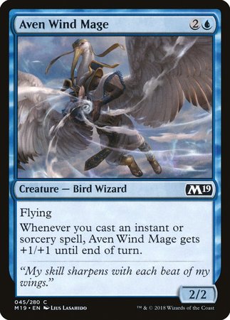 Aven Wind Mage [Core Set 2019] | Fandemonia Ltd