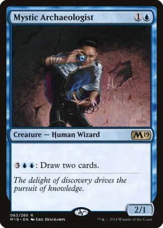 Mystic Archaeologist [Core Set 2019] | Fandemonia Ltd