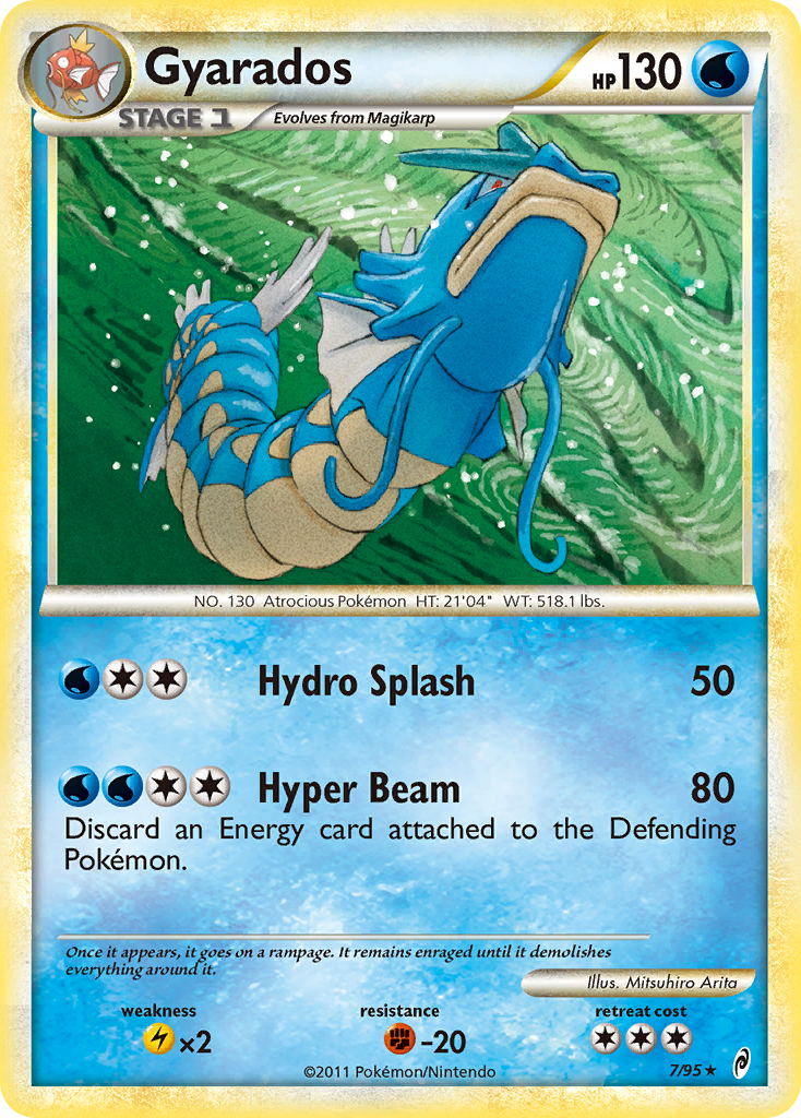 Gyarados (7/95) [HeartGold & SoulSilver: Call of Legends] | Fandemonia Ltd