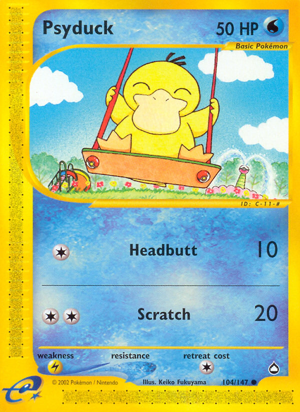 Psyduck (104/147) [Aquapolis] | Fandemonia Ltd