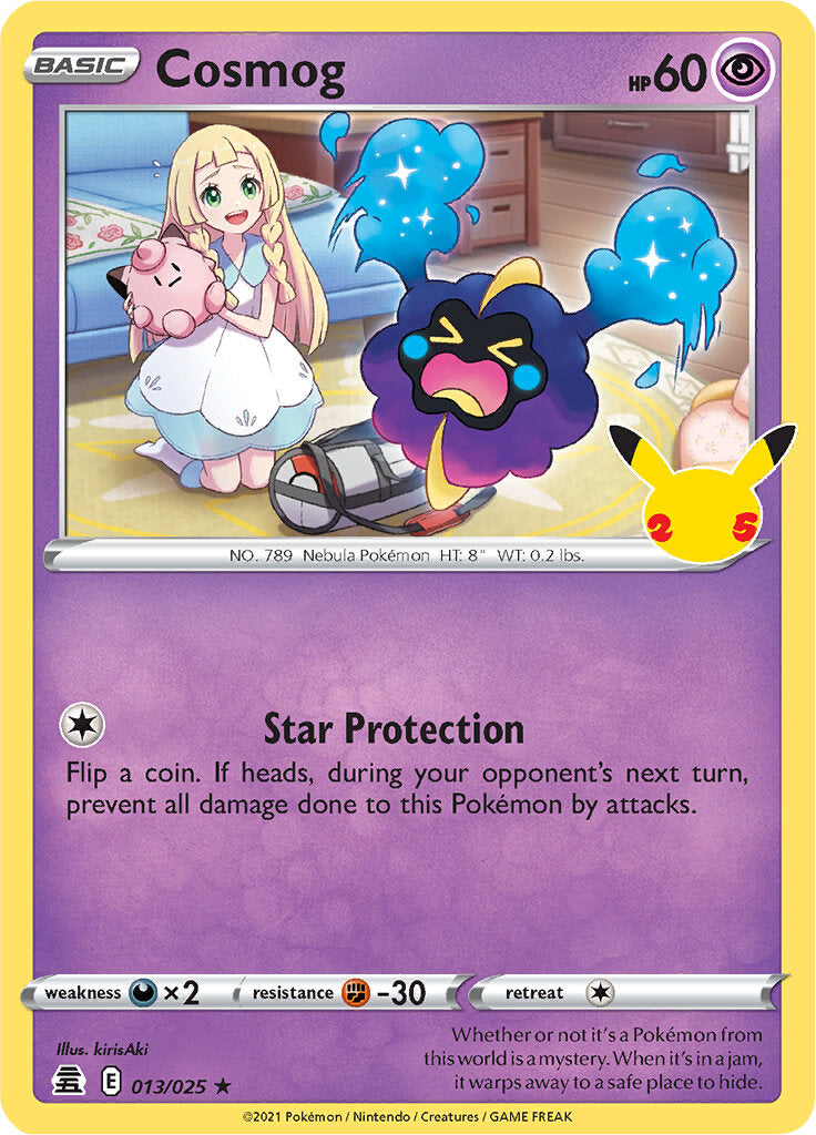 Cosmog (013/025) [Celebrations: 25th Anniversary] | Fandemonia Ltd