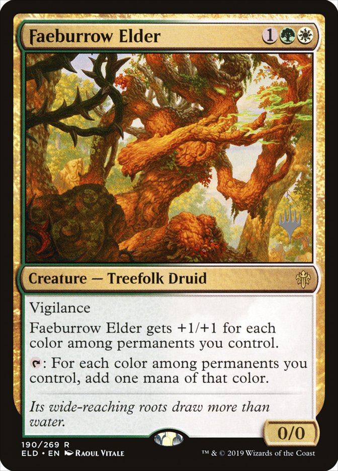 Faeburrow Elder (Promo Pack) [Throne of Eldraine Promos] | Fandemonia Ltd