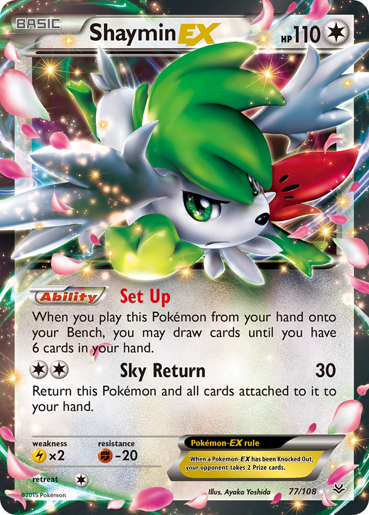 Shaymin EX (77/108) [XY: Roaring Skies] | Fandemonia Ltd