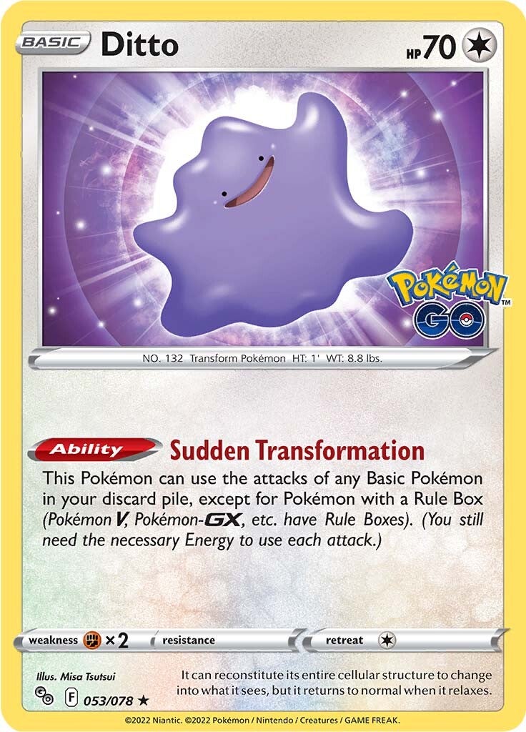 Ditto (053/078) [Pokémon GO] | Fandemonia Ltd