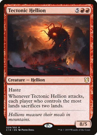 Tectonic Hellion [Commander 2019] | Fandemonia Ltd