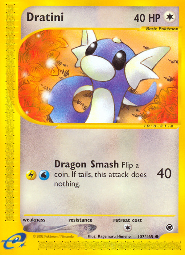 Dratini (107/165) [Expedition: Base Set] | Fandemonia Ltd