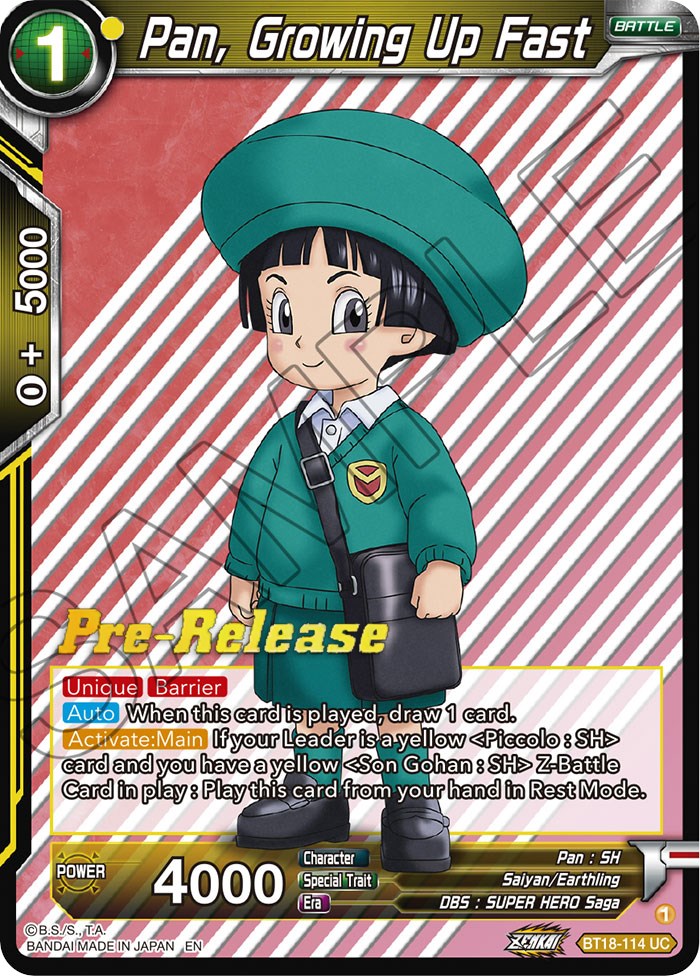 Pan, Growing Up Fast (BT18-114) [Dawn of the Z-Legends Prerelease Promos] | Fandemonia Ltd