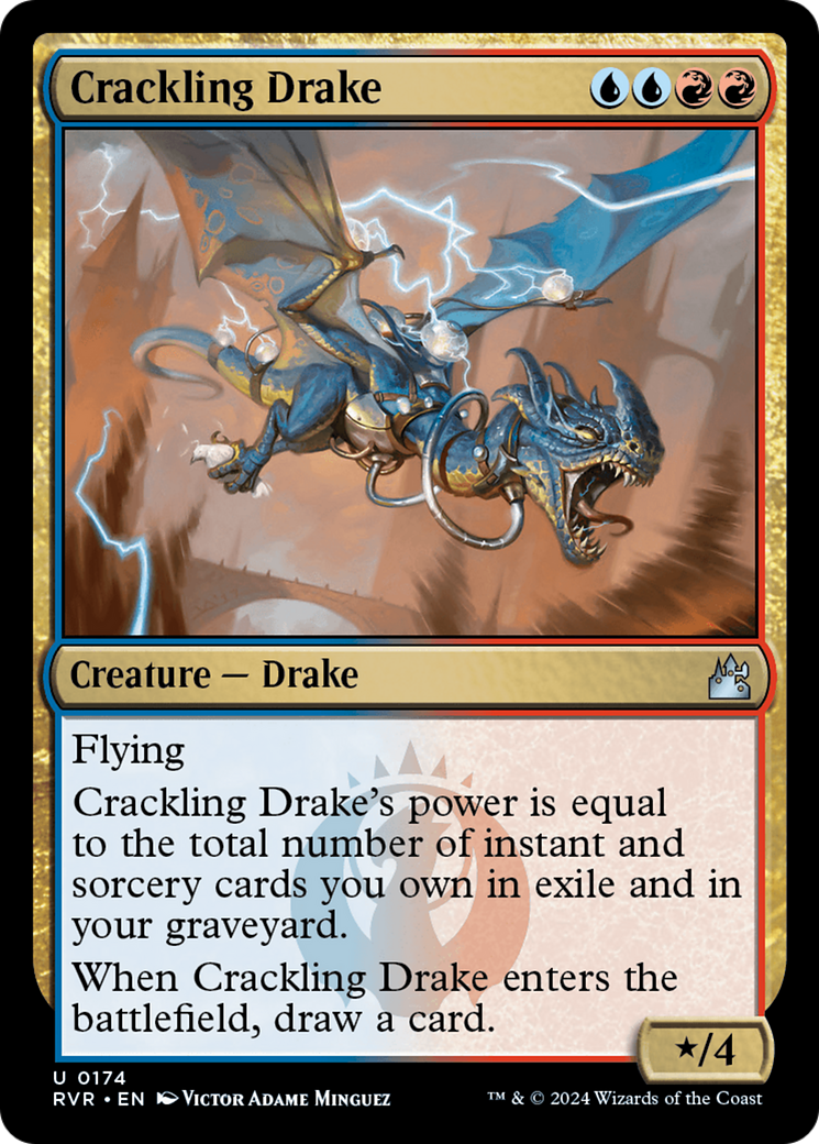 Crackling Drake [Ravnica Remastered] | Fandemonia Ltd