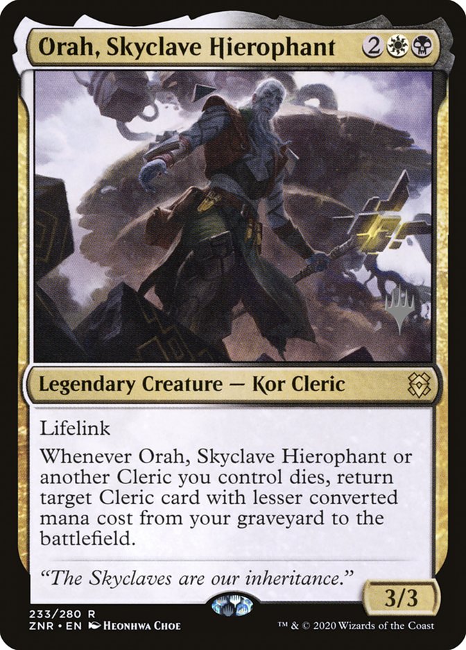 Orah, Skyclave Hierophant (Promo Pack) [Zendikar Rising Promos] | Fandemonia Ltd