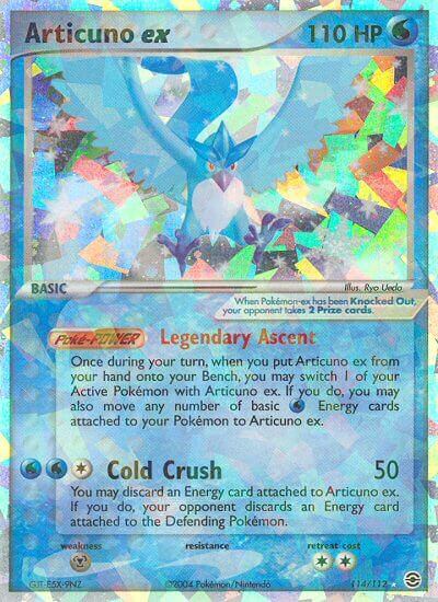 Articuno ex (114/112) [EX: FireRed & LeafGreen] | Fandemonia Ltd