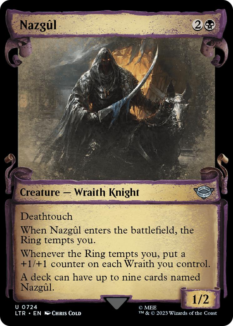 Nazgul (0724) [The Lord of the Rings: Tales of Middle-Earth Showcase Scrolls] | Fandemonia Ltd