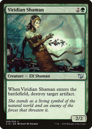 Viridian Shaman [Commander 2015] | Fandemonia Ltd