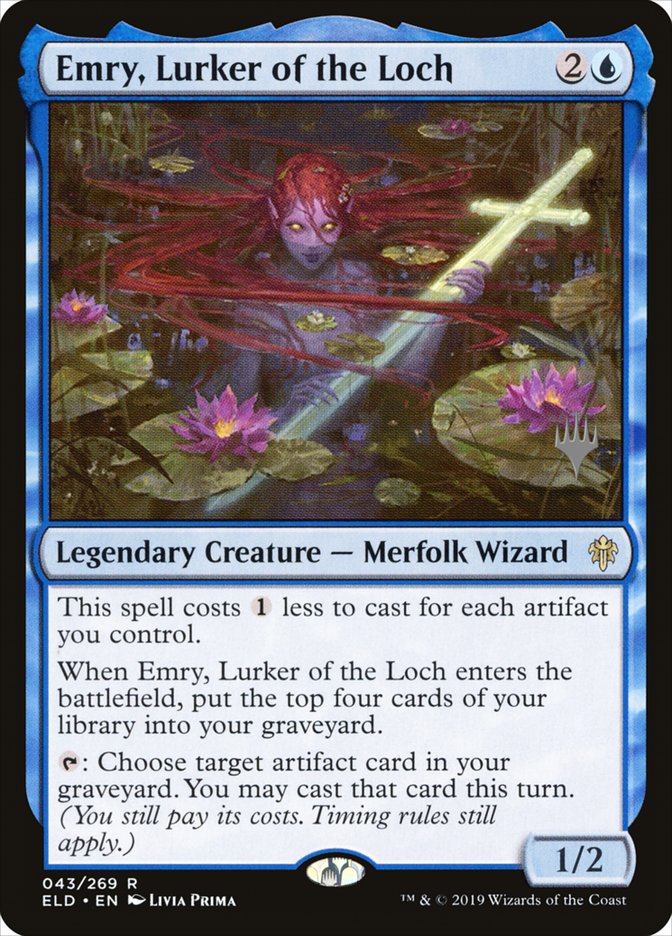 Emry, Lurker of the Loch (Promo Pack) [Throne of Eldraine Promos] | Fandemonia Ltd