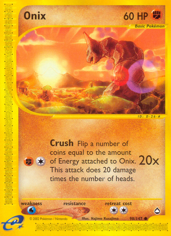 Onix (98/147) [Aquapolis] | Fandemonia Ltd