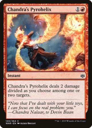 Chandra's Pyrohelix [War of the Spark] | Fandemonia Ltd