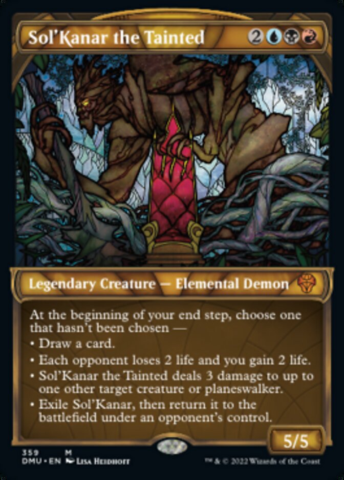 Sol'Kanar the Tainted (Showcase Textured) [Dominaria United] | Fandemonia Ltd