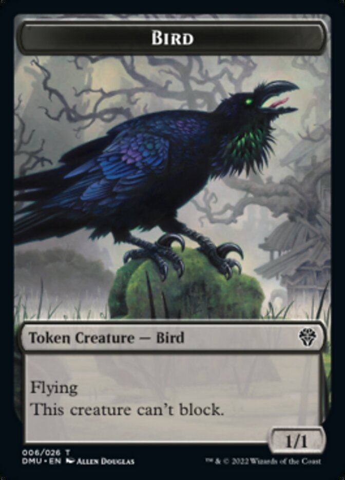 Bird Token (006) [Dominaria United Tokens] | Fandemonia Ltd