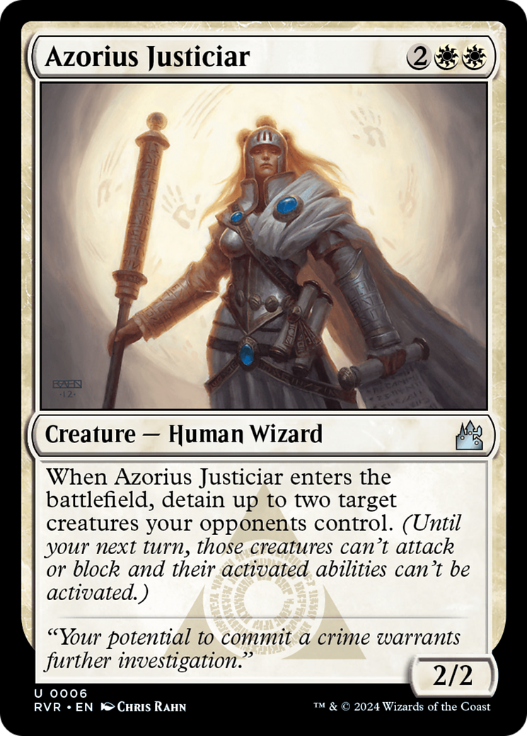 Azorius Justiciar [Ravnica Remastered] | Fandemonia Ltd